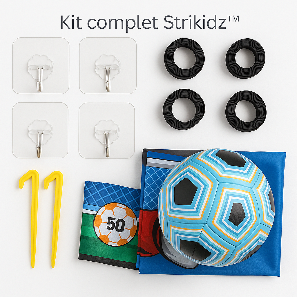 Packs Strikidz™ – Tapis de cible & ballon velcro